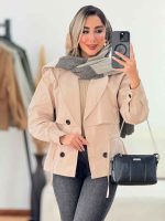 بارانی ژیله دار پریسا کد 7555 - تصویر 9