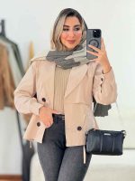 بارانی ژیله دار پریسا کد 7555 - تصویر 28