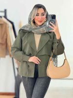 بارانی ژیله دار پریسا کد 7555 - تصویر 16