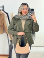 بارانی ژیله دار پریسا کد 7555 - تصویر 22