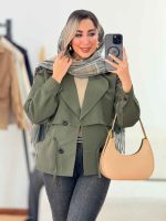 بارانی ژیله دار پریسا کد 7555 - تصویر 4