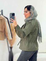 بارانی ژیله دار پریسا کد 7555 - تصویر 20