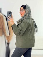 بارانی ژیله دار پریسا کد 7555 - تصویر 34