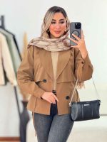 بارانی ژیله دار پریسا کد 7555 - تصویر 5