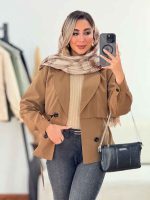 بارانی ژیله دار پریسا کد 7555 - تصویر 35