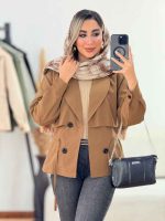 بارانی ژیله دار پریسا کد 7555 - تصویر 26