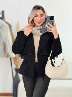 بارانی ژیله دار پریسا کد 7555 - تصویر 27