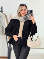 بارانی ژیله دار پریسا کد 7555 - تصویر 32