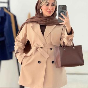 بارانی چهاردکمه صنم کد 7607