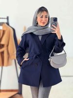 بارانی چهاردکمه صنم کد 7607 - تصویر 14