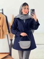 بارانی چهاردکمه صنم کد 7607 - تصویر 2
