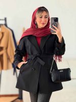 بارانی چهاردکمه صنم کد 7607 - تصویر 11