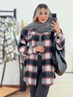 شکت چهارخونه تک جیب همتا کد 7525 - تصویر 2