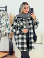 شکت چهارخونه تک جیب همتا کد 7525 - تصویر 34
