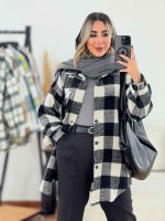 شکت چهارخونه تک جیب همتا کد 7525 - تصویر 32