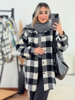 شکت چهارخونه تک جیب همتا کد 7525 - تصویر 19