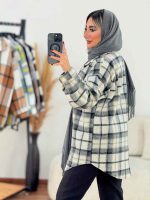 شکت چهارخونه تک جیب همتا کد 7525 - تصویر 30