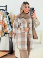 شکت چهارخونه تک جیب همتا کد 7525 - تصویر 29