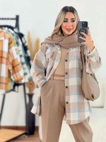 شکت چهارخونه تک جیب همتا کد 7525 - تصویر 33