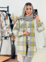 شکت چهارخونه تک جیب همتا کد 7525 - تصویر 18