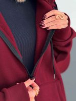 سوئیشرت کلاه دار دو جیب کد 7499 - تصویر 43