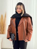 کت چرم جیب زیپ کد 7490 - تصویر 10