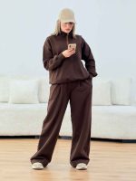 ست دورس نیم زیپ و شلوار کد 7488 - تصویر 4