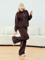ست دورس نیم زیپ و شلوار کد 7488 - تصویر 11
