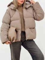 کاپشن کلاه دار سلنا کد 7527 - تصویر 12