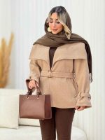پالتو کمر دار آوا کد 7461 - تصویر 7