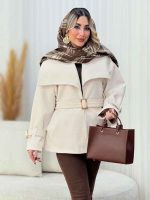 پالتو کمر دار آوا کد 7461 - تصویر 10