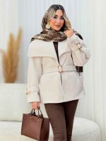پالتو کمر دار آوا کد 7461 - تصویر 20