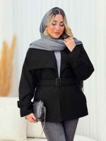 پالتو کمر دار آوا کد 7461 - تصویر 14