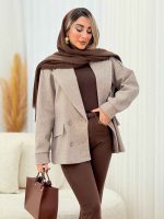 پالتو چهاردکمه مهرنیا کد 7531 - تصویر 18