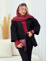 پالتو دو دکمه ویانا کد 7549 - تصویر 7