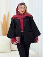 پالتو دو دکمه ویانا کد 7549 - تصویر 11