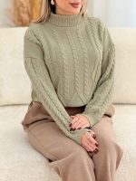 بافت یقه اسکی طرح گیس بافت کد 7393 - تصویر 5