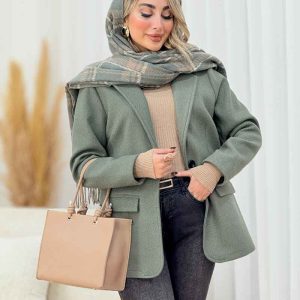 پالتو تک دکمه کمند کد 7568