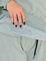 ست دورس نیم زیپ و شلوار نیلوفر کد 7567 - تصویر 14