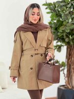 بارانی ژیله دار پارمین کد 7574 - تصویر 14