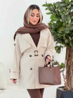 بارانی ژیله دار پارمین کد 7574 - تصویر 12