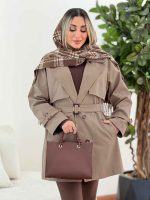 بارانی ژیله دار پارمین کد 7574 - تصویر 21