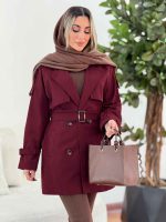 بارانی ژیله دار پارمین کد 7574 - تصویر 11