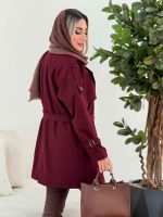 بارانی ژیله دار پارمین کد 7574 - تصویر 19
