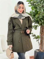بارانی ژیله دار پارمین کد 7574 - تصویر 22