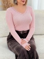 گپ یقه مروارید نیلی کد 7619 - تصویر 16