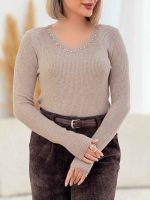 گپ یقه مروارید نیلی کد 7619