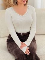 گپ یقه مروارید نیلی کد 7619 - تصویر 17