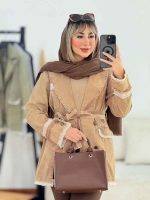 مانتو جین دو جیب آستین دو دکمه کد 6246 - تصویر 6