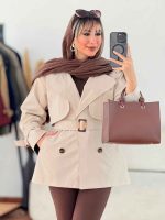 بارانی پشت ژیله آیسو کد 7627 - تصویر 5